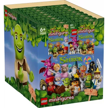 LEGO Bricks Minifigures 71053 Shrek série (BOX) - 36 slepých sáčků, sběratelské minifigurky, display box