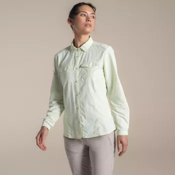 Cestovní košile Craghoppers NosiLife Adventure LS Shirt III dámská - Pear Drop, velikost S
