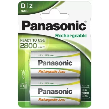 Panasonic nabíjecí NiMH baterie 2800mAh P20P/2B (HHR-1SRE/2B)