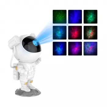 DENVER FL-34 Nebula Projector with 8 Colour Modes and Green Laser Stars