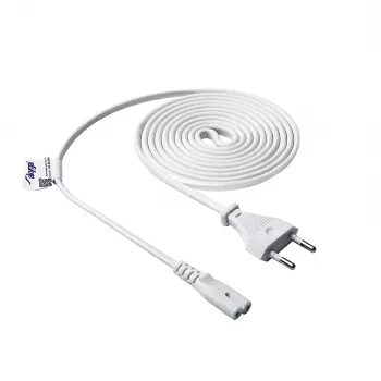 Akyga AK-RD-06A Power Cable CEE 7/16 (Europlug) to IEC C7, 2.5 A, 1.5 m, White