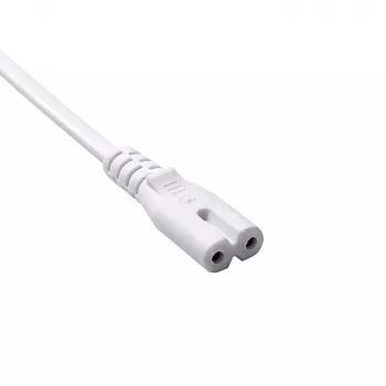 Akyga AK-RD-06A Power Cable CEE 7/16 (Europlug) to IEC C7, 2.5 A, 1.5 m, White