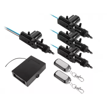 INNE centrální zamykání auta 3+1 dálkové ovladače univerzální 12V Keyless Entry System