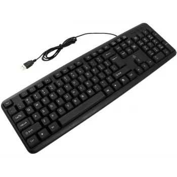 Accura Vista ACC-K1411 drátěná klávesnice plné velikosti, USB, QWERTY, černá