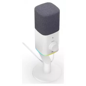 Kondenzátorový mikrofon Krux Qube XLR/USB bílý