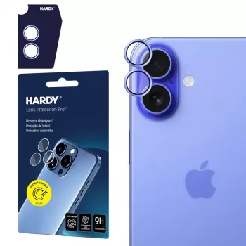 3MK HARDYLens Protection Pro ochrana objektivu fotoaparátu pro Apple iPhone 17 - modrá