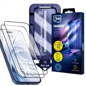 3MK PROTECTION Apple iPhone 17 Pro Max - 3mk Hardy Hardura 9H Tempered Glass Screen Protector