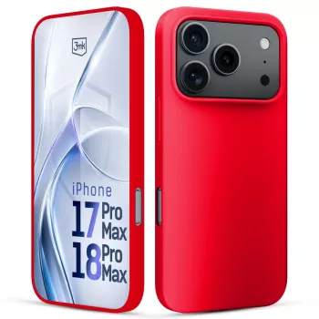 3mk Hardy Mellow pouzdro pro Apple iPhone 17 Pro Max / 18 Pro Max červené