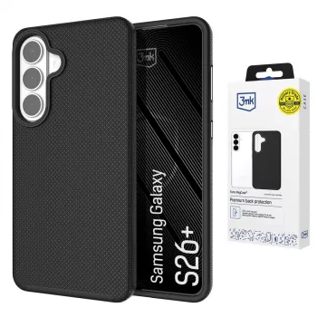 3MK Fortis MagCase pro Samsung Galaxy S26+ - průhledné ochranné pouzdro s MagSafe