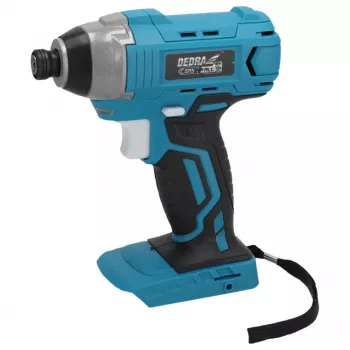 DEDRA DED7045 18V bezuhlíkový akumulátorový rázový utahovák s max. točivým momentem 170 Nm, 1/4
