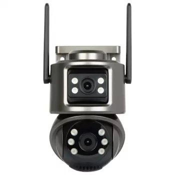 INNE ICSEE-W62SD-2 venkovní PTZ IP kamera se dvěma 3MP objektivy, barevné noční vidění, Wi-Fi, obousměrný zvuk, IP66