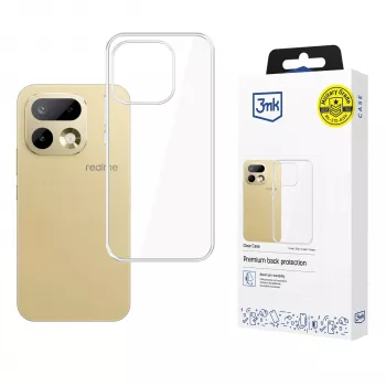 Pouzdro 3mk Clear Case pro Realme 16 Pro 5G – transparentní TPU kryt zad s technologií Absorber™