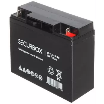 Battery 12V/18Ah Securbox