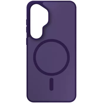 3MK Smoke MagCase pro Samsung Galaxy S26 - fialové průsvitné MagSafe pouzdro