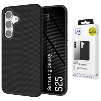 3MK Fortis MagCase pro Samsung Galaxy S25 - průhledné hybridní zadní pouzdro s MagSafe