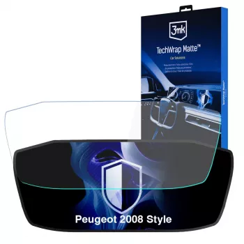 3MK PROTECTION Peugeot 2008 Style TechWrap Matte Cluster Screen Protector
