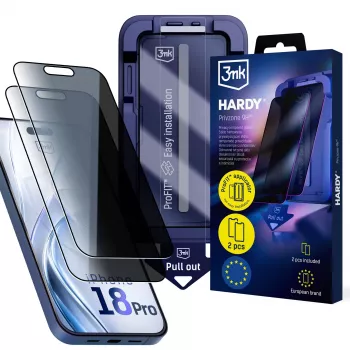 3mk Hardy Privzone 9H ochranná fólie na displej pro Apple iPhone 18 Pro