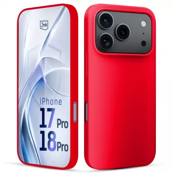 3mk Hardy Mellow pouzdro pro Apple iPhone 17 Pro / 18 Pro červené