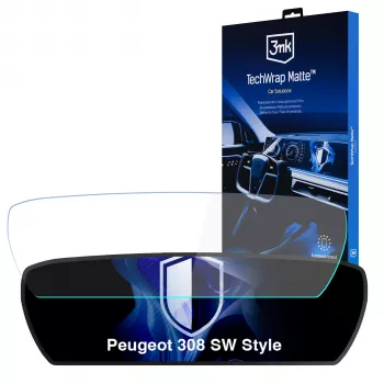 Ochranná fólie na displej 3MK PROTECTION Peugeot 308 SW Style TechWrap Matte Cluster