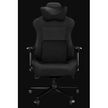 YUMISU 2052 Gaming Chair, Fabric Upholstery, Black (Y-2052-GB-M)
