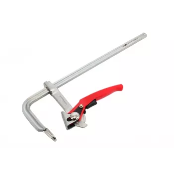 Ráčnová svěrka AWTOOLS 120 x 500 mm (lišta 22 x 10,6 mm) těžká s rychloupínáním pro dřevoobrábění