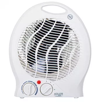 Adler AD 7728 PTC keramické topné těleso 2000W s oscilací, 2 stupně ohřevu, režim studeného vzduchu, ochrana proti přehřátí a převržení, bílá/černá