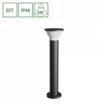 Venkovní nástěnné svítidlo 6W GU10 450lm IP44 volitelná CCT šedé