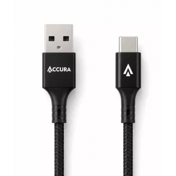 Accura USB 2.0 na USB-C kabel 1,0 m černý