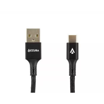 Accura USB 2.0 na USB-C kabel 1,0 m černý
