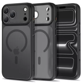 Tech-Protect MagPrime MagSafe průhledné pouzdro pro iPhone 17 Pro / 18 Pro - matná černá