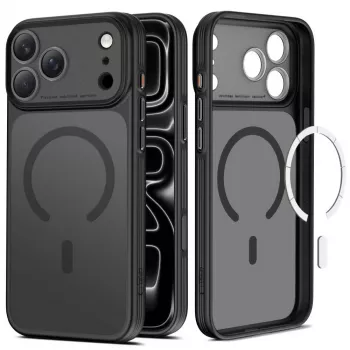 Tech-Protect MagPrime MagSafe průhledné pouzdro pro iPhone 17 Pro / 18 Pro - matná černá