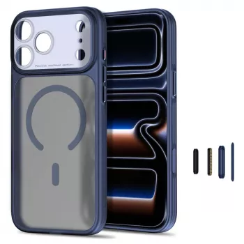 TECH-PROTECT MagPrime MagSafe pouzdro pro iPhone 17 Pro Max / 18 Pro Max – matná tmavě modrá