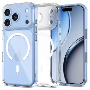 Tech-Protect Magpeak MagSafe průhledné pouzdro pro iPhone 17 Pro / 18 Pro