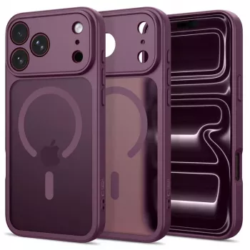 Tech-Protect Basicmag MagSafe pouzdro pro iPhone 17 Pro / 18 Pro matná tmavě třešňová