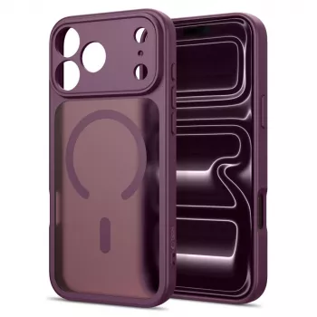Tech-Protect Basicmag MagSafe iPhone 17 Pro Max / 18 Pro Max matná tmavě třešňová