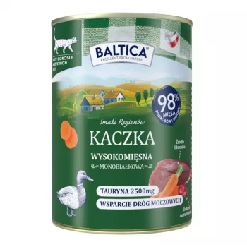 Krmivo pro dospělé kočky BALTICA Smaki Regionów kachna 400g