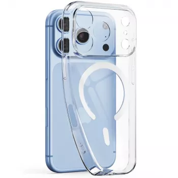 Pouzdro MagSafe Tech-Protect Flexair pro iPhone 17 Pro / 18 Pro - průhledné