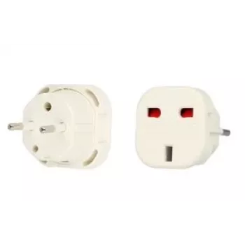 iLike UK/EU napájecí adaptér bílý - kompaktní 10,5W USB síťová nabíječka, EU zástrčka, 2,1A, ochrana proti přetížení