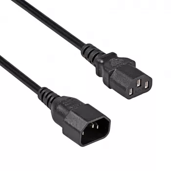 Akyga AK-PC-07C prodlužovací kabel CU IEC C13 na C14 3 m černý