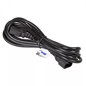 Akyga AK-PC-07C prodlužovací kabel CU IEC C13 na C14 3 m černý