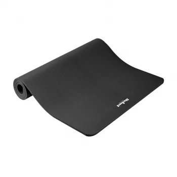 Cvičební podložka REBEL ACTIVE NBR 190x100x1,5 cm černá - jóga, pilates, fitness