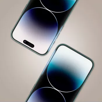 Tech-Protect Glass Fit+ tvrzené sklo na displej pro Apple iPhone 13/13 Pro/14/16e/17e, černý rám, 2 ks