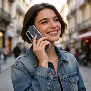 TECH-PROTECT FlexAir pouzdro pro Samsung Galaxy A36 / A37 5G - průhledné s třpytem