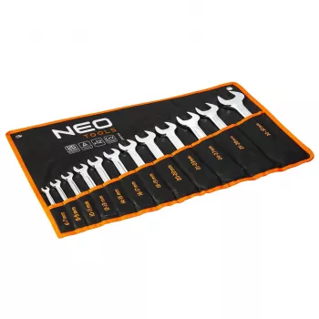 NEO TOOLS sada oboustranných otevřených klíčů 6-32 mm, 12 ks