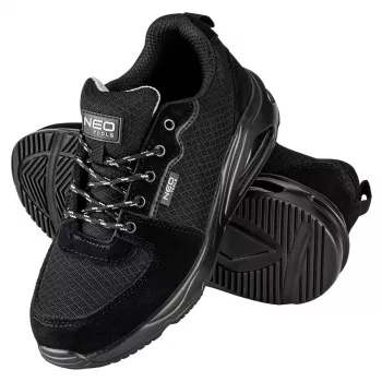 NEO TOOLS Professional Work Shoes O1 SR Neo Air, Black, Size 41