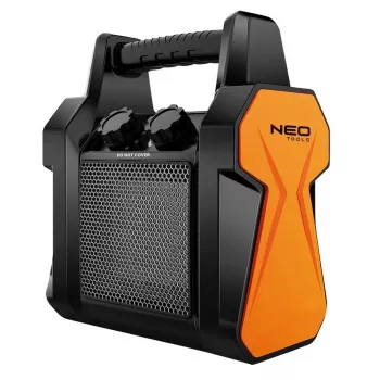 NEO TOOLS PTC keramické elektrické topení 2kW s digitálním termostatem, oscilací, časovačem a dálkovým ovládáním