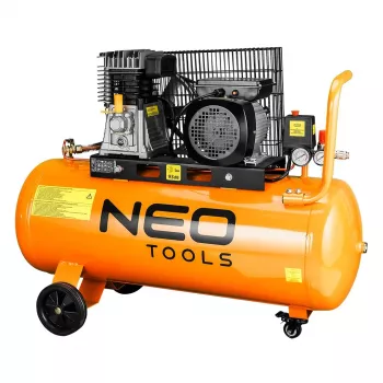 Olejem mazaný vzduchový kompresor NEO TOOLS 100L, 2,2 kW, 8 bar, 230V