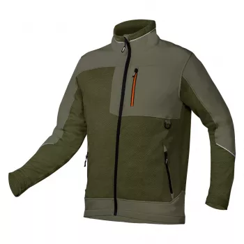 Softshellová mikina NEO TOOLS OUTDOOR, zelená, velikost XXL