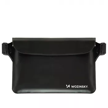 Voděodolná ledvinka WOZINSKY WWS-01 z PVC, černá