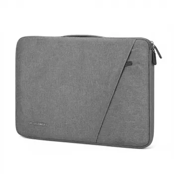 Wozinsky WTNP-17G 17 inch taška na notebook se skrytým držadlem - šedá